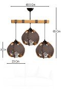 Orvantis Handmade 3-Way Pendant Chandelier Orvantis Handmade 3-Way Pendant Chandelier