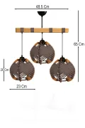 Orvantis Handmade 3'lü Sarkıt Avize