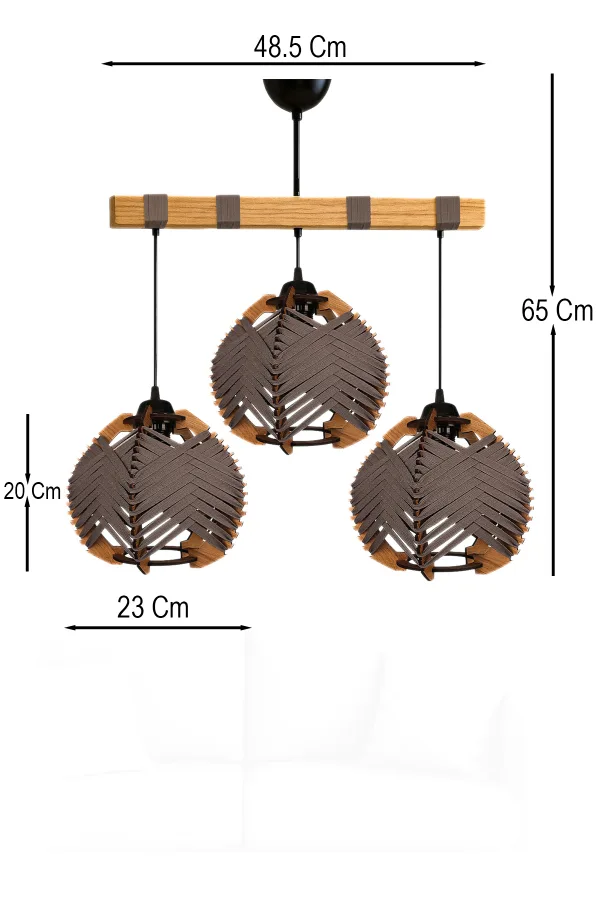 Orvantis Handmade 3'lü Sarkıt Avize