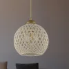 Mudulight Balle Kırnap-gümüş Top Sarkıt Avize