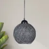 New Balle Siyah-gri Top Avize