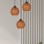 Crayon 3 Piece Chandelier Mustard