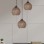 Crayon 3 Piece Chandelier Jute Brown