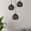 Crayon 3 Piece Chandelier Green Brown