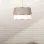 Genial Single Pendant Wicker Cream