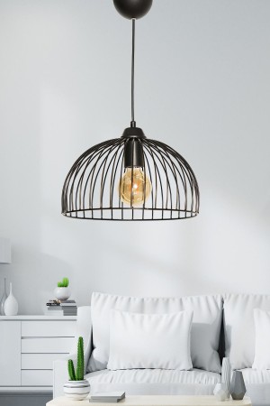 Nevol Single Pendant Black
