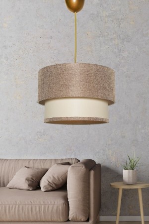 Tubol Single Pendant Wicker Cream