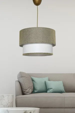Tubol Single Pendant Green White