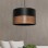 Corbeu Single Pendant Chandelier Black Brown