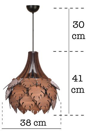 Scandinavian Style Leaf Chandelier