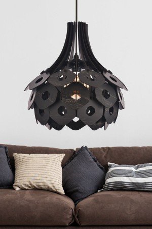 Scandinavian Style Hexagon Chandelier