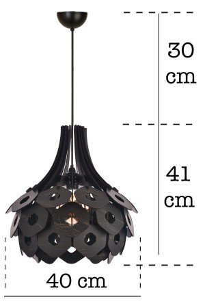 Scandinavian Style Hexagon Chandelier