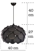 Scandinavian Style Round Chandelier
