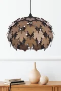 Scandinavian Style Round Plane Leaf Chandelier