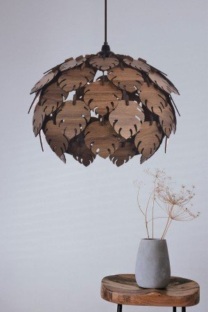 Scandinavian Style Round Leaf Chandelier